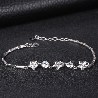 White Diamond 925 Sterling Silver Bracelet